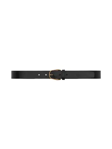 Saint Laurent Men's Minimal Belt in Leather | Thumbnail 1