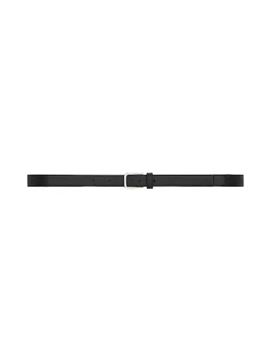 Saint Laurent Men's Minimal Thin Belt in Smooth Leather | Thumbnail 1