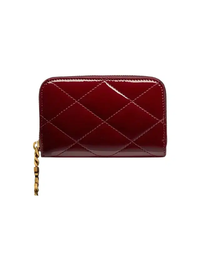 Saint Laurent Women's Cassandre Bijou Change Purse in Patent Leather