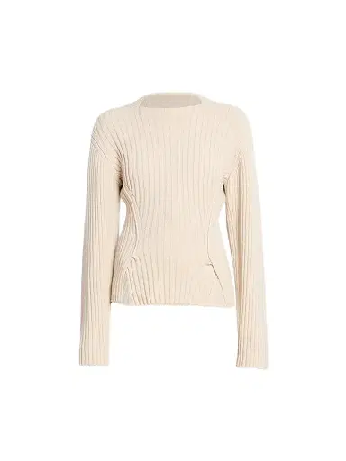 Victoria Beckham Women's Rib-Knit Wool-Cashmere Sweater | Thumbnail 1 Victoria Beckham Women's Rib-Knit Wool-Cashmere Sweater | Thumbnail 1
