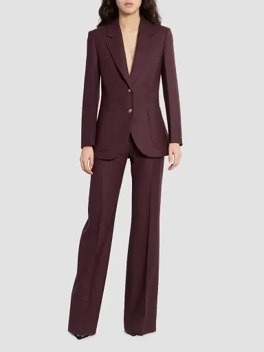 Victoria Beckham Women's Katherine Wool Blazer | Thumbnail 2 Victoria Beckham Women's Katherine Wool Blazer | Thumbnail 2