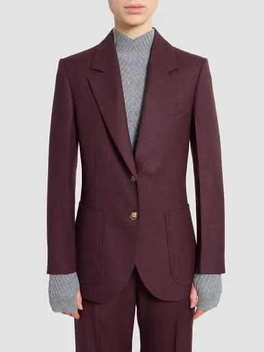 Victoria Beckham Women's Katherine Wool Blazer | Thumbnail 5 Victoria Beckham Women's Katherine Wool Blazer | Thumbnail 5