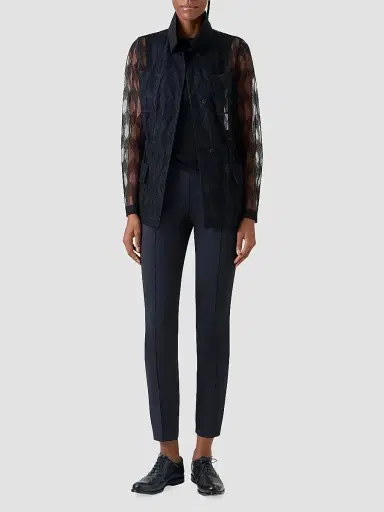 Akris Women's Chianti Embroidered Tulle Jacket | Thumbnail 2 Akris Women's Chianti Embroidered Tulle Jacket | Thumbnail 2