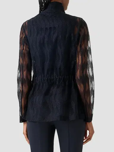 Akris Women's Chianti Embroidered Tulle Jacket | Thumbnail 3 Akris Women's Chianti Embroidered Tulle Jacket | Thumbnail 3