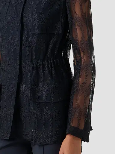 Akris Women's Chianti Embroidered Tulle Jacket | Thumbnail 5 Akris Women's Chianti Embroidered Tulle Jacket | Thumbnail 5