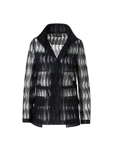 Akris Women's Chianti Embroidered Tulle Jacket | Thumbnail 1 Akris Women's Chianti Embroidered Tulle Jacket | Thumbnail 1