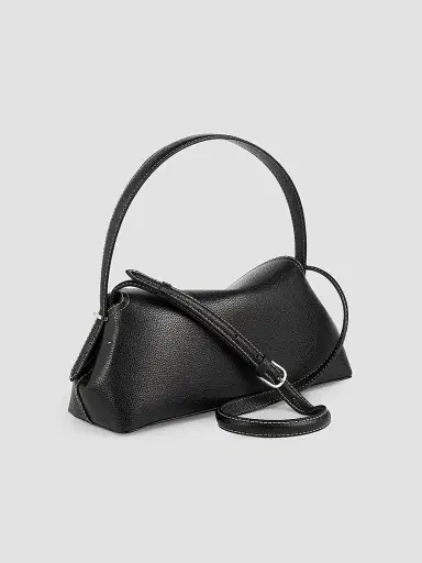 TOTEME Women's T-Lock Grain Leather Shoulder Bag | Thumbnail 2 TOTEME Women's T-Lock Grain Leather Shoulder Bag | Thumbnail 2
