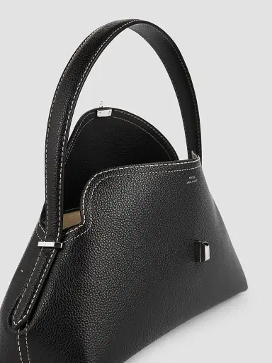 TOTEME Women's T-Lock Grain Leather Shoulder Bag | Thumbnail 3 TOTEME Women's T-Lock Grain Leather Shoulder Bag | Thumbnail 3