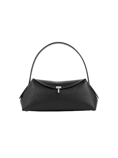 TOTEME Women's T-Lock Grain Leather Shoulder Bag | Thumbnail 1 TOTEME Women's T-Lock Grain Leather Shoulder Bag | Thumbnail 1