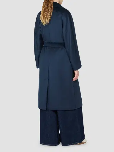 Weekend Max Mara Women's Double Breasted Wool Coat - Ultramarine - Size 16 | Thumbnail 4
