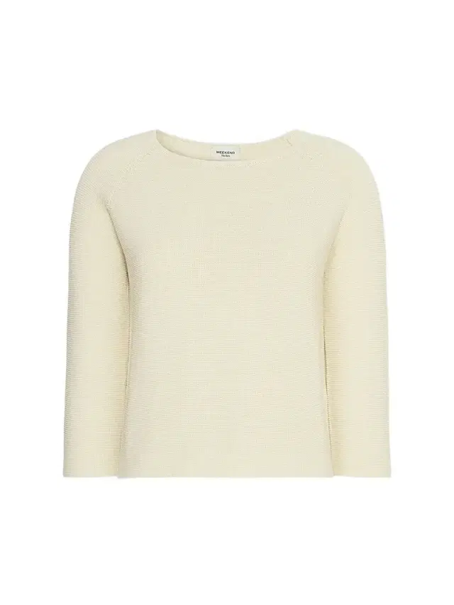 Women's Cotton Yarn Sweater - Ecru