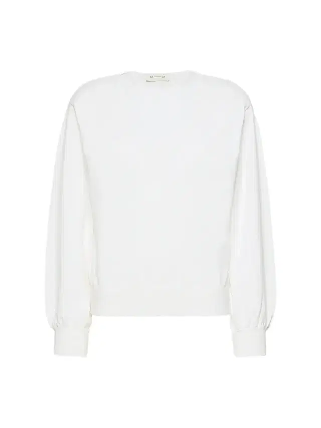 MM Max Mara Women's Viscose Yarn Sweater - White