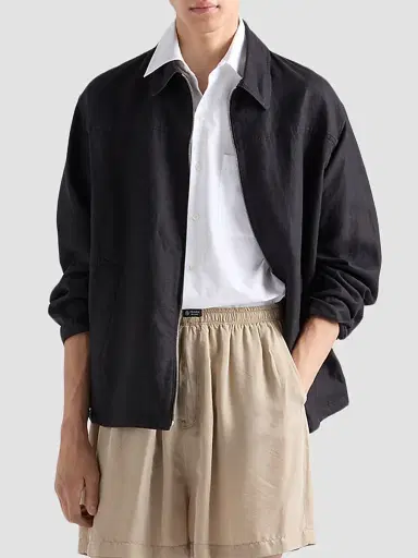 Prada Men's Cotton Shirt | Thumbnail 2 Prada Men's Cotton Shirt | Thumbnail 2