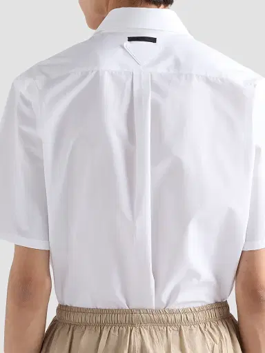 Prada Men's Cotton Shirt | Thumbnail 4 Prada Men's Cotton Shirt | Thumbnail 4