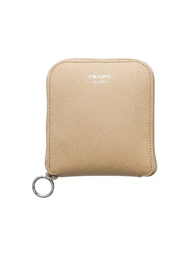 Prada Women's Saffiano Leather Pendant with Re-Nylon Tote Bag | Thumbnail 1 Prada Women's Saffiano Leather Pendant with Re-Nylon Tote Bag | Thumbnail 1