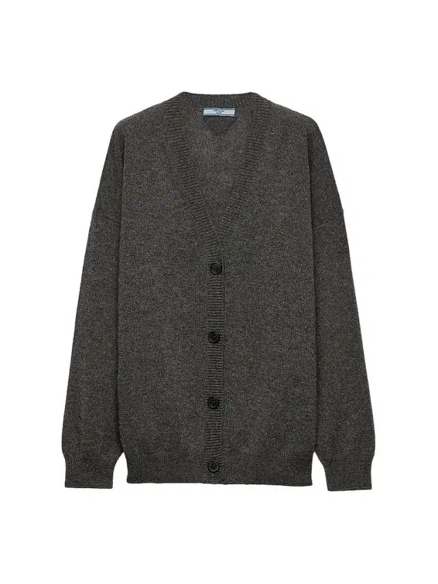 Women's Cashmere Cardigan - Grey