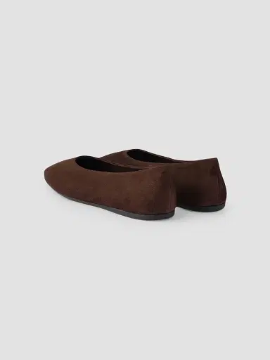 Prada Women's Suede Ballerinas - Brown - Size 11.5 | Thumbnail 3