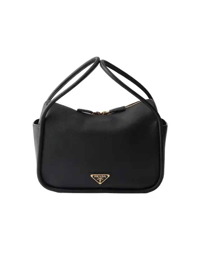 Prada Women's Darling Leather Top Handle Bag - Black