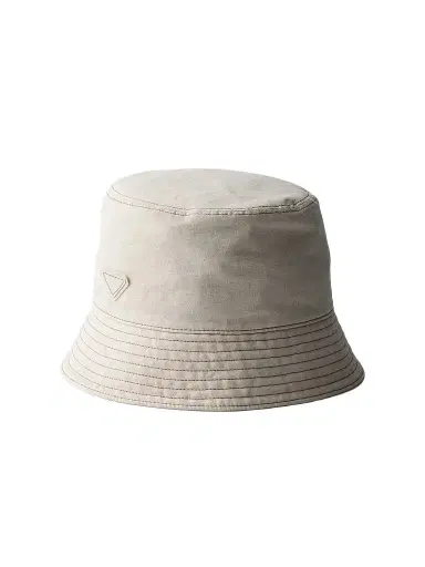 Prada Women's Denim Bucket Hat - Beige | Thumbnail 1