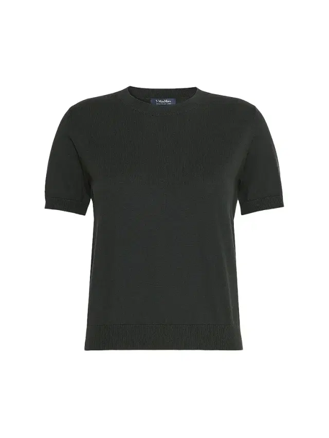 Max Mara Women's Cashmere, Cotton and Silk Yarn Jumper - Dark Green