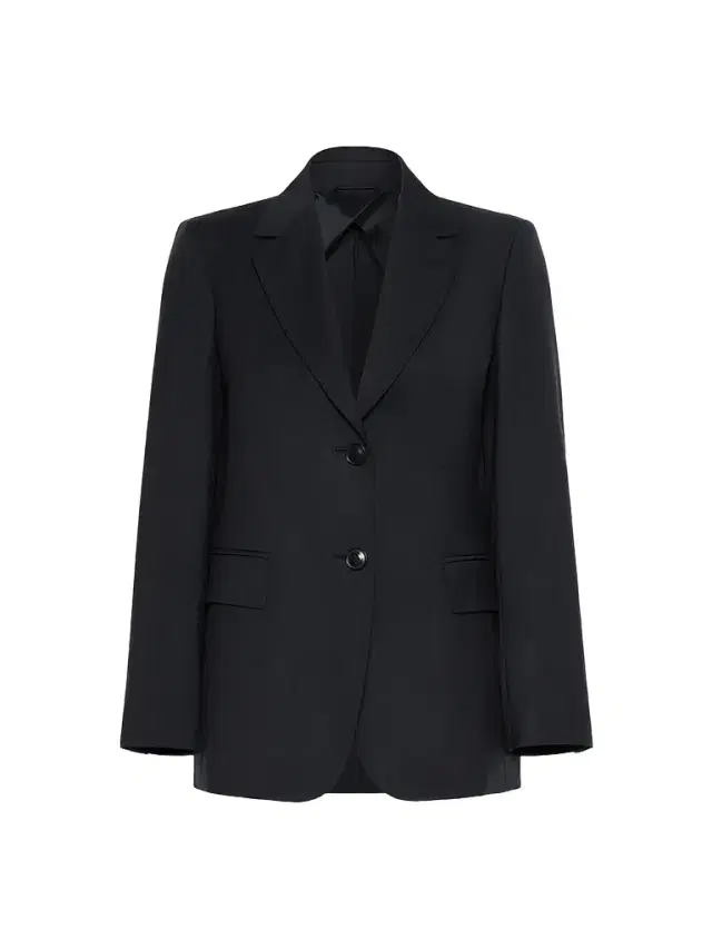 Max Mara Women's Single Breasted Woollen Cloth Jacket - Navy