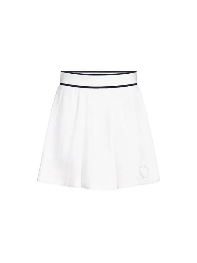 Brunello Cucinelli Women's Stretch Cotton Piqué Mini Skirt with Logo - White