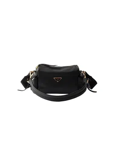 Prada Women's Explore Small Nappa Leather Shoulder Bag - Black | Thumbnail 1 Prada Women's Explore Small Nappa Leather Shoulder Bag - Black | Thumbnail 1