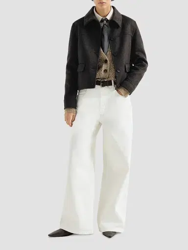 Brunello Cucinelli Women's Hand-Crafted Outerwear Jacket | Thumbnail 6