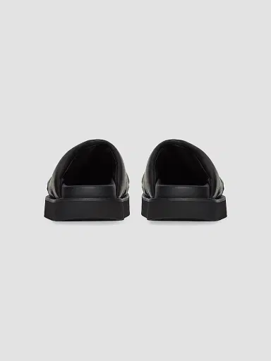 Rick Owens Men's Megalace Leather Slides | Thumbnail 3