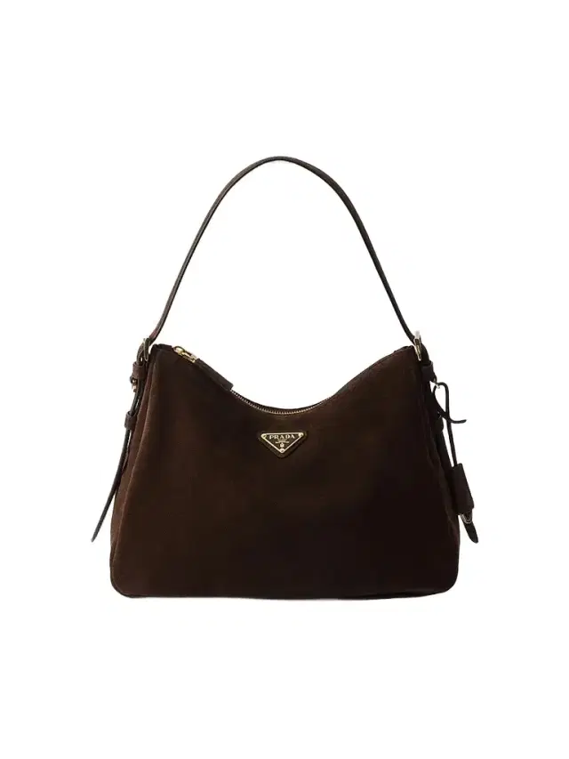 Prada Women's Aimée  Suede Shoulder Bag - Brown