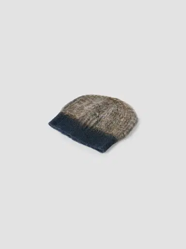 Brunello Cucinelli Women's Mohair and Would Prince of Wales Double Knit Beanie | Thumbnail 2