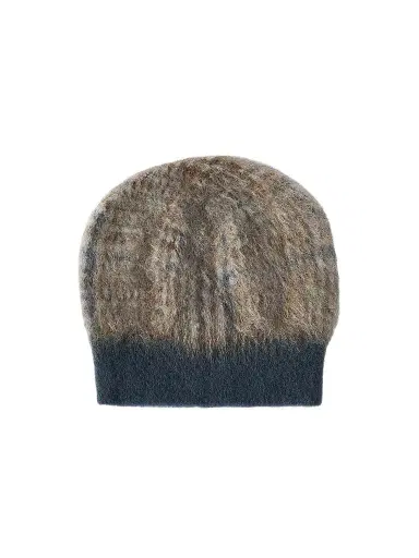 Brunello Cucinelli Women's Mohair and Would Prince of Wales Double Knit Beanie | Thumbnail 1