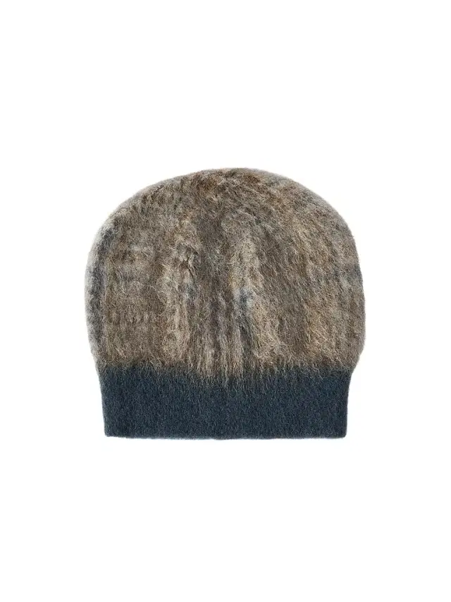 Brunello Cucinelli Women's Mohair and Would Prince of Wales Double Knit Beanie