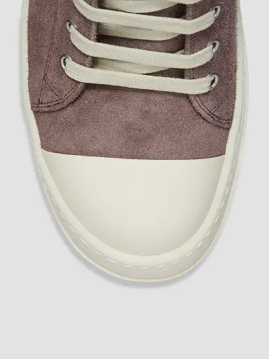 Rick Owens Men's Suede Low-Top Sneakers | Thumbnail 6 Rick Owens Men's Suede Low-Top Sneakers | Thumbnail 6