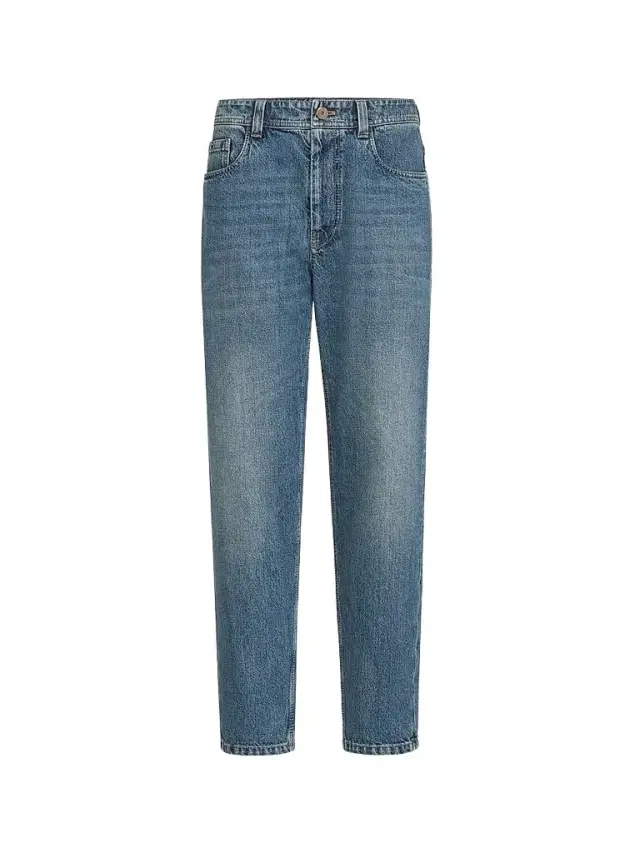 Brunello Cucinelli Women's Authentic Denim Baggy Tapered Jeans