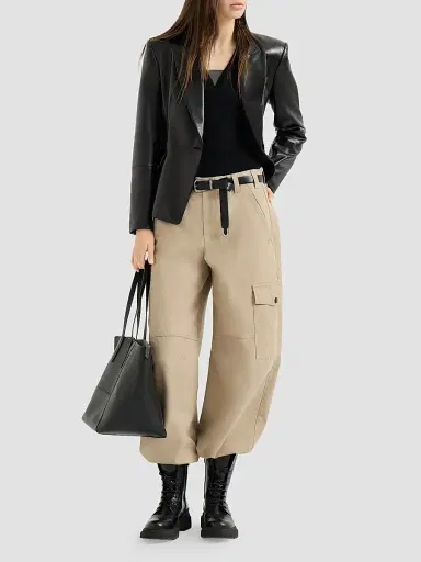 Brunello Cucinelli Women's Stretch Cotton Ribbed Jersey Top | Thumbnail 6 Brunello Cucinelli Women's Stretch Cotton Ribbed Jersey Top | Thumbnail 6