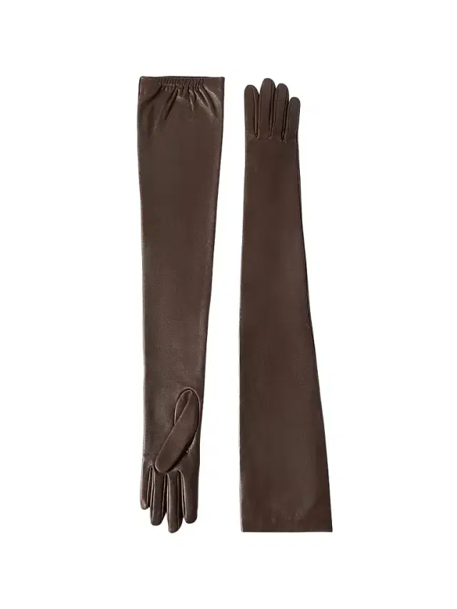 Brunello Cucinelli Women's Nappa Leather Long Gloves - Rust Brown