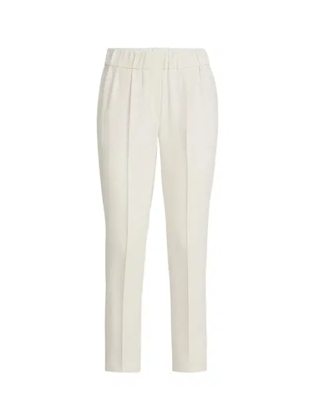 Brunello Cucinelli Women's Silk and Acetate Crêpe Cady Tailored Jogger Trousers - Off White