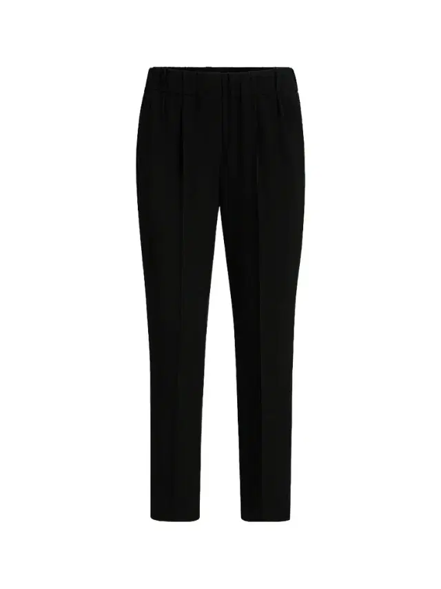 Brunello Cucinelli Women's Silk and Acetate Crêpe Cady Tailored Jogger Trousers - Black