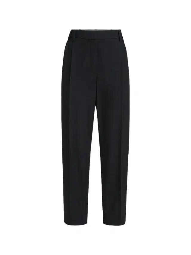 Brunello Cucinelli Women's Tropical Luxury Wool Slouchy Trousers - Lignite Grey
