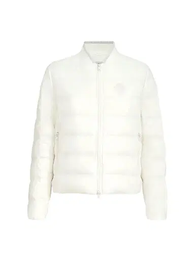 Brunello Cucinelli Women's Water-Resistant Matte Nylon Down Jacket with Logo | Thumbnail 1