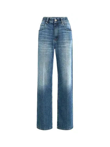 Brunello Cucinelli Women's Comfort Cotton Denim Contemporary Loose Jeans | Thumbnail 1