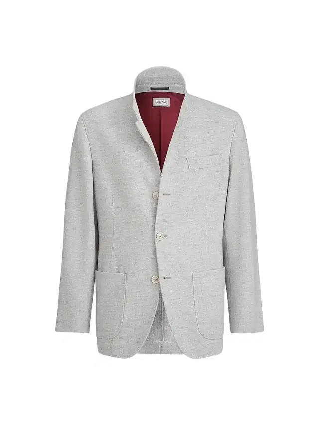 Brunello Cucinelli Men's Lightweight Water-Resistant Cashmere Outerwear Blazer - Gravel