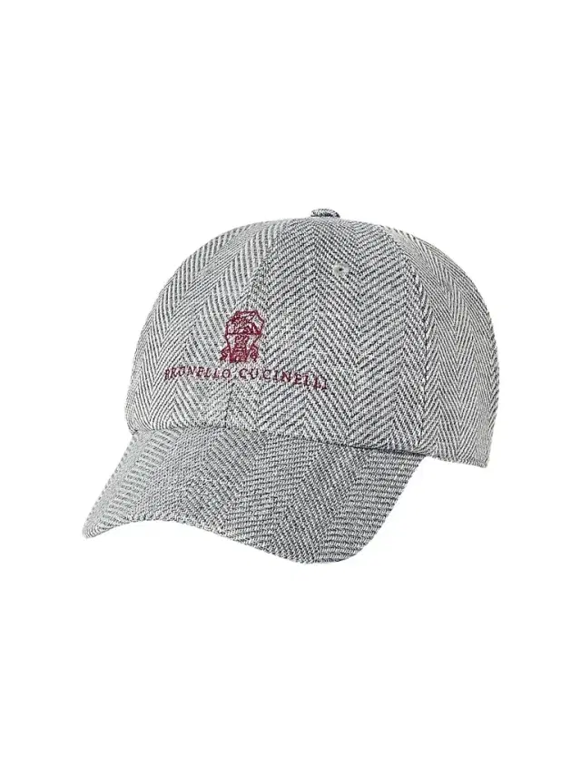 Brunello Cucinelli Men's Alpaca, Wool and Silk Chevron Baseball Cap - Cerulean