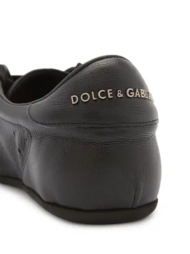 Dolce & Gabbana Men's Lipari Leather Low-Top Sneakers - Nero | Thumbnail 5 Dolce & Gabbana Men's Lipari Leather Low-Top Sneakers - Nero | Thumbnail 5