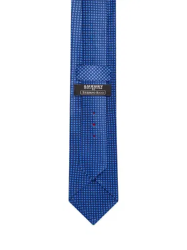 Stefano Ricci Men's Luxury Handmade Silk Tie - Blue Navy | Thumbnail 3 Stefano Ricci Men's Luxury Handmade Silk Tie - Blue Navy | Thumbnail 3