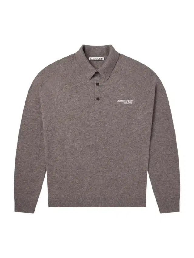 Acne Studios Oversized Logo-Embroidered Wool and Yak-Blend Polo Sweater - Men