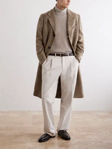 Massimo Alba Mercury Herringbone Virgin Wool Coat - Men | Thumbnail 2 Massimo Alba Mercury Herringbone Virgin Wool Coat - Men | Thumbnail 2
