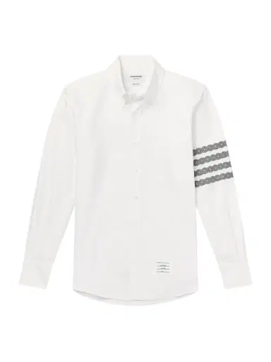 Thom Browne Logo-Appliquéd 4-Bar Embroidered Cotton-Oxford Shirt - Men | Thumbnail 1 Thom Browne Logo-Appliquéd 4-Bar Embroidered Cotton-Oxford Shirt - Men | Thumbnail 1