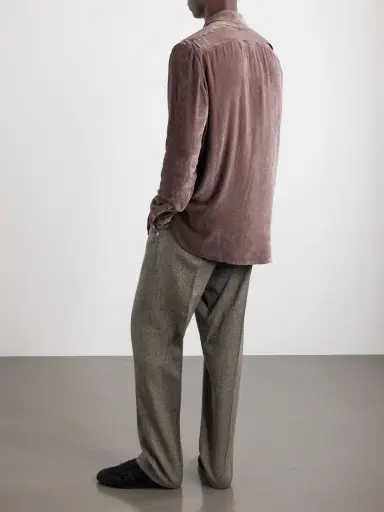 Rick Owens Fogpocket Velour Jacket - Men | Thumbnail 4 Rick Owens Fogpocket Velour Jacket - Men | Thumbnail 4